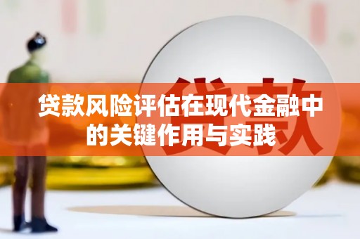 中牟贷款风险评估在现代金融中的关键作用与实践
