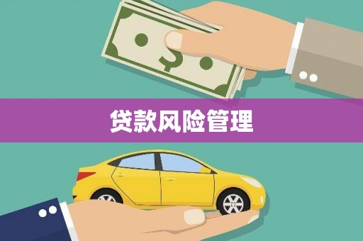 中牟贷款风险管理