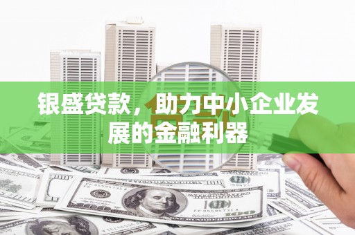 中牟银盛贷款，助力中小企业发展的金融利器