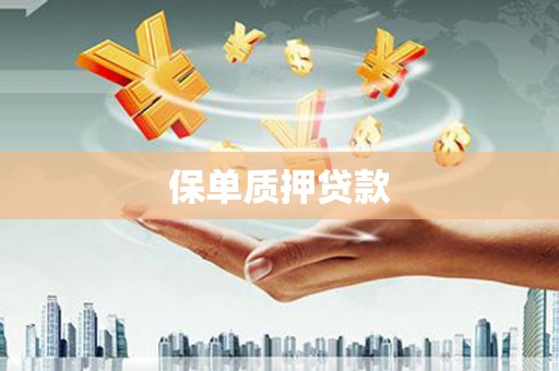 中牟保单质押贷款