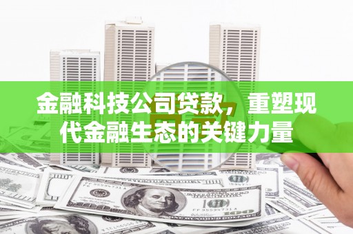 中牟金融科技公司贷款，重塑现代金融生态的关键力量