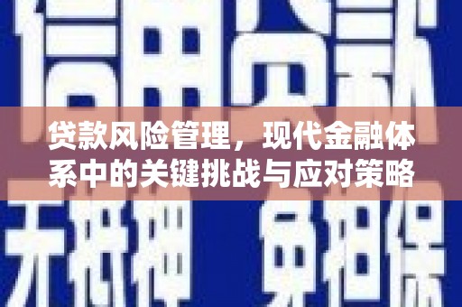 中牟贷款风险管理，现代金融体系中的关键挑战与应对策略