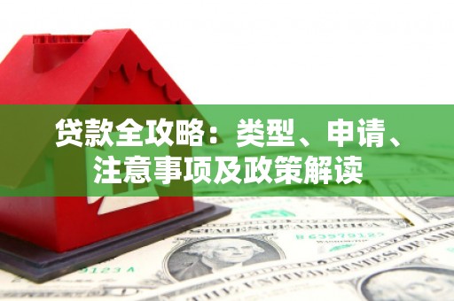 中牟贷款全攻略：类型、申请、注意事项及政策解读